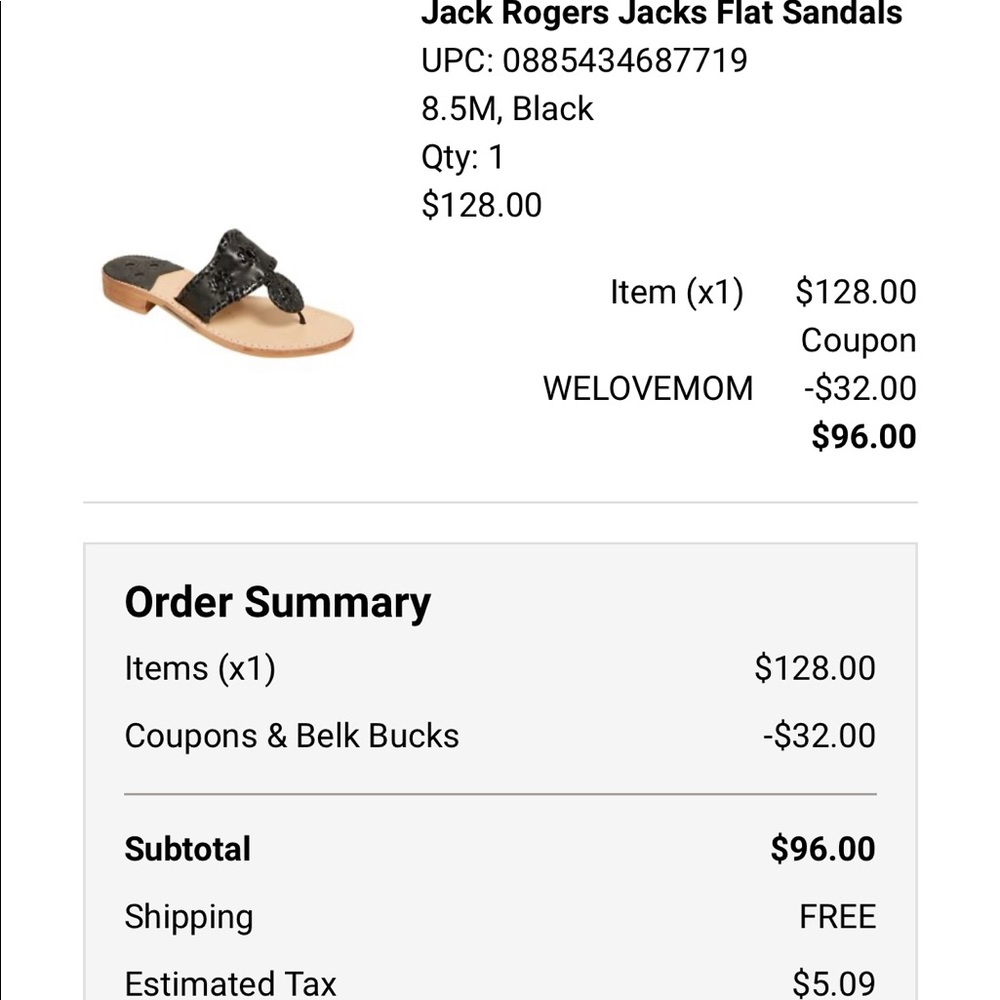 Jack Rogers sandals 8.5 new!